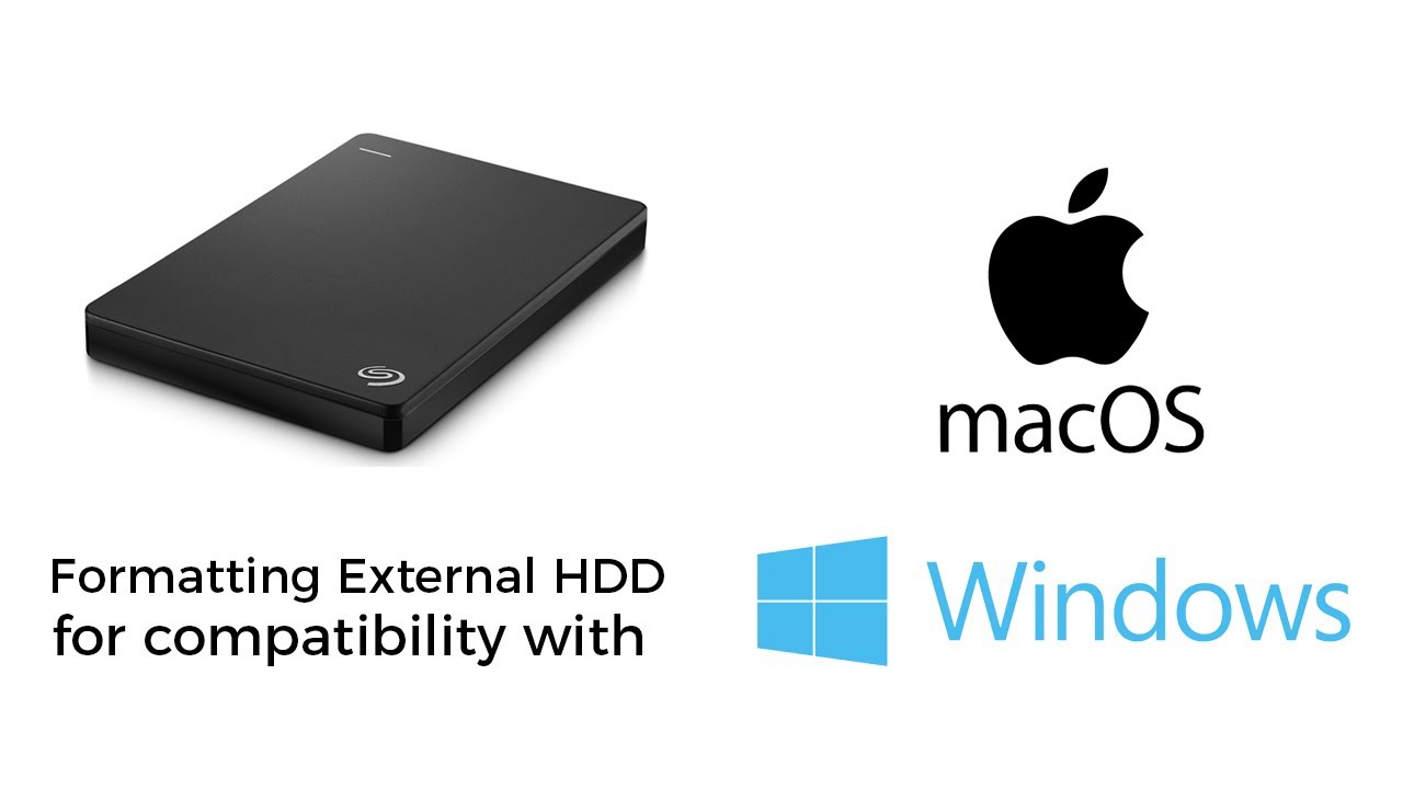 fromatting hard drive for windows and mac